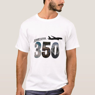 T-shirt Niveau de vol 350 - Amateurs de l'aviation