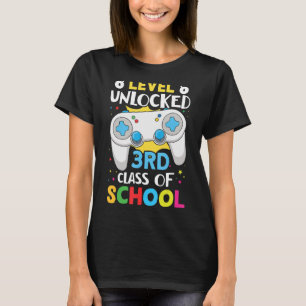 T-shirt Niveau déverrouillé 3e année école primaire Schulk