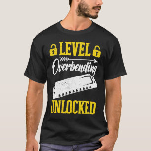 T-shirt Niveau Déverrouillé Overbending Harmonica Player