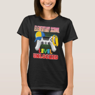 T-shirt Niveau élémentaire école déverrouillé jeu vidéo Ga