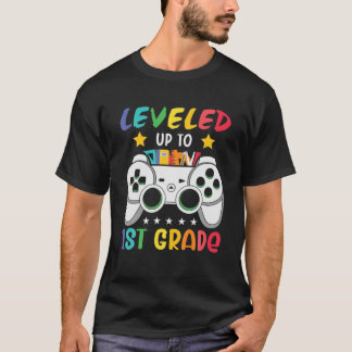 T-shirt Niveau Jusqu'À 1Ème Année Jeu Vidéo Retour À L'Éco
