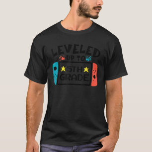 T-shirt Niveau Jusqu'À La 5E Année Retour À L'École Vidéo