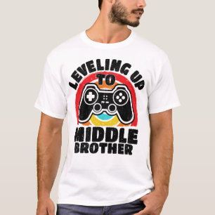 T-shirt Niveau Jusqu'À Moyen Frère Funny Jeu De Joueur