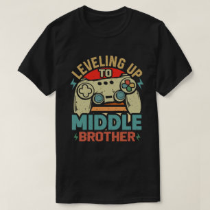 T-shirt Niveau Jusqu'À Moyen Frère Funny Jeu De Joueur