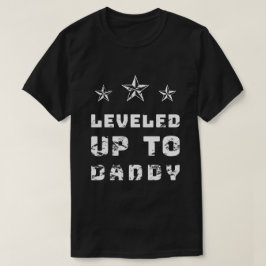 T-shirt Niveau jusqu'à papa - Nouveau papa Gaming Graphism