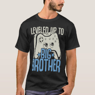T-shirt Niveau jusqu'au grand frère contrôleur gamer