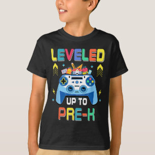 T-shirt Niveau Jusqu'Au Jeu Pré-k Ck À L'École Premier Jou