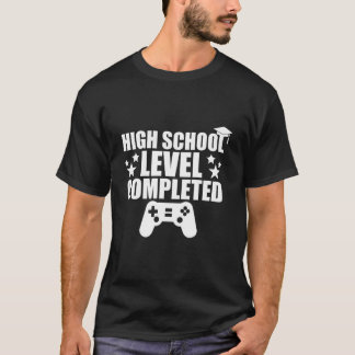 T-shirt Niveau lycée pour enfants terminé! Jeu lycée