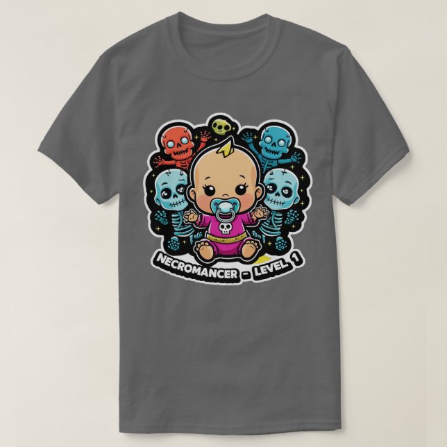 T-shirt Niveau Necromancer (Design devant)