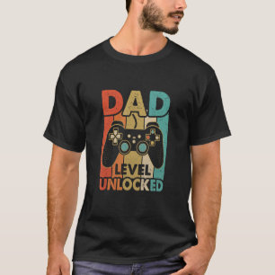 T-shirt Niveau Papa Faire-part Grossesse Déverrouillé Bien