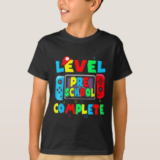 T-shirt Niveau Préscolaire Vidéo du dernier jour d'école