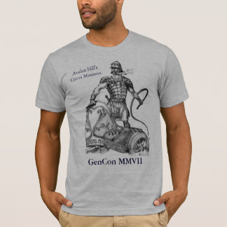 T-shirt Niveau PRINCIPAL d'aurige, GenCon MMVII, Avalon H…
