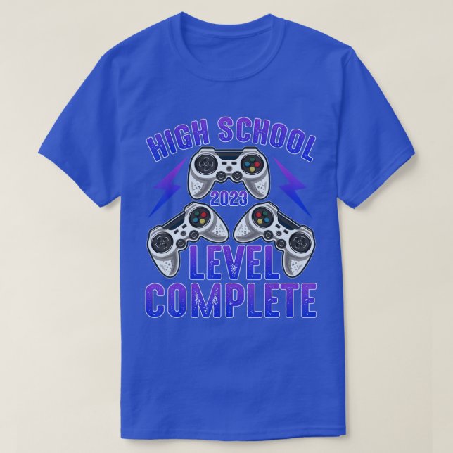 T-shirt Niveau secondaire Complet Hommes Femme Diplôme 20 (Design devant)