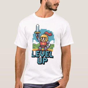 T-shirt Niveau supérieur 8 Bits de motivation