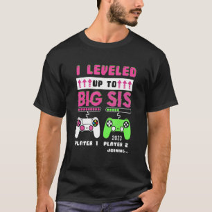 T-shirt Niveau Supérieur à Grande Sœur 2023 Mignonne Je va