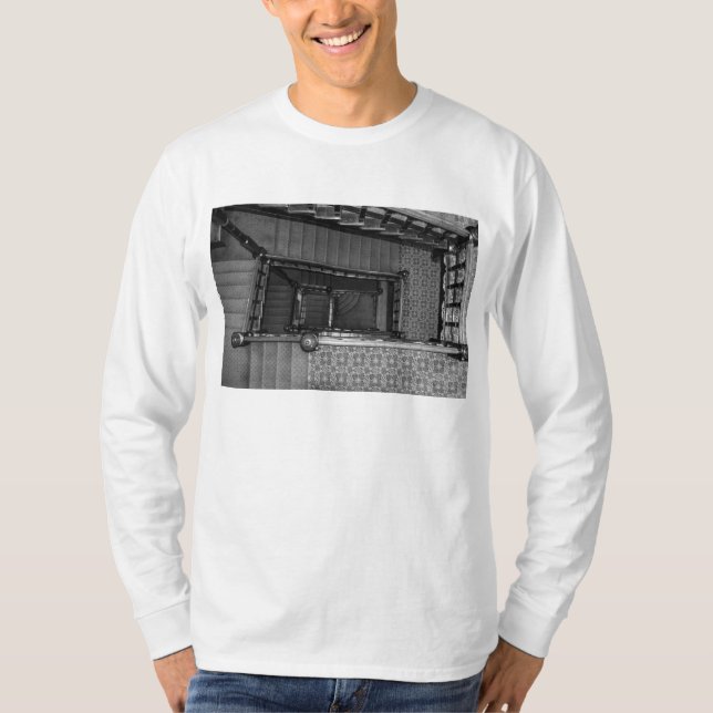 T-shirt Niveaux de gris de crescent Stairwell (Devant)