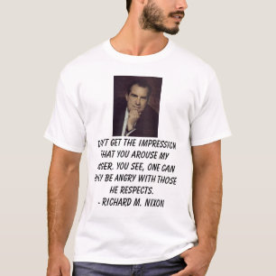 T-shirt Nixon, Richard, n'obtiennent pas à l'impression c