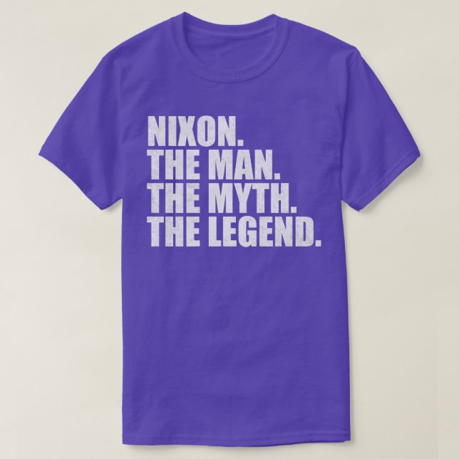T-shirt NixonNixon Nom Nixon prénom (Design devant)