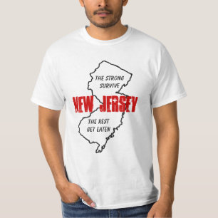 T-shirt NJ les forts survivent, les autres se mangent