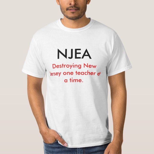 T-shirt NJEA, pièce en t de destruction (Devant)