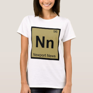 T-shirt Nn - Newport News Virginie Symbole de la ville de