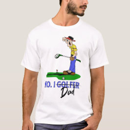 T-shirt No 1 Golfer Papa