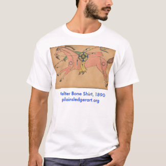 T-shirt No. 4, chemise de guerrier d'os de Walter