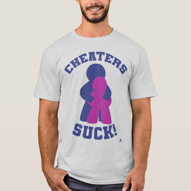 T-shirt No Cheaters Funny Board Gamer Design (Devant)