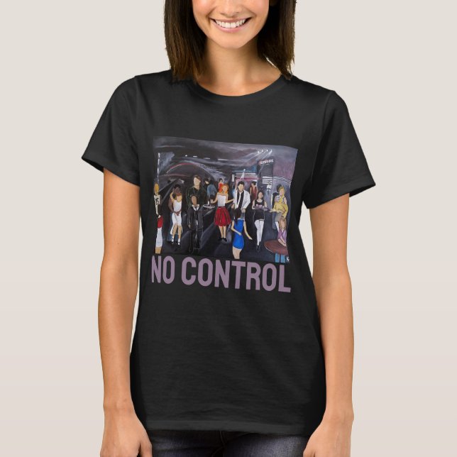 T-shirt No Control Painting by Alfred Fox (Devant)