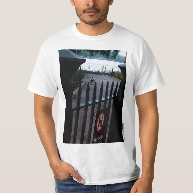 T-shirt "No Dogs", Londres (Devant)