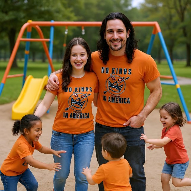 T-shirt No King Turq (Créateur téléchargé)