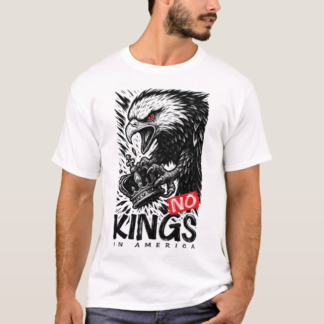 T-SHIRT NO KINGS  (Devant)