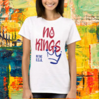 No Kings in the U.S.A. Shirt - Rouge, Bleu & Loud