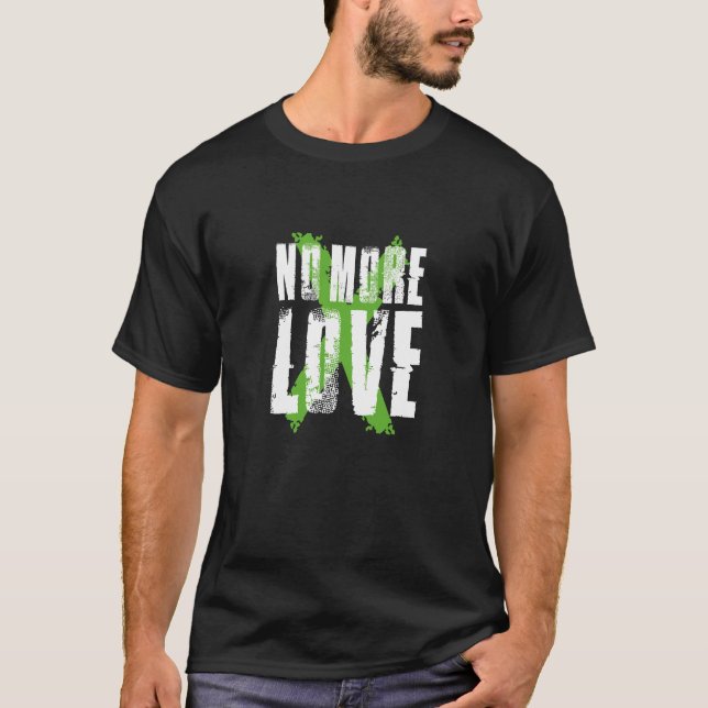 T-shirt No More Love – Anti-Romance Aesthetic (Devant)
