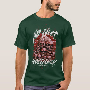 T-shirt No Nut Novembre Runner Up 2024 Mème Drôle Viral Sk