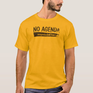 T-shirt NO--Ordre du Jour-Nom-Rétro orange