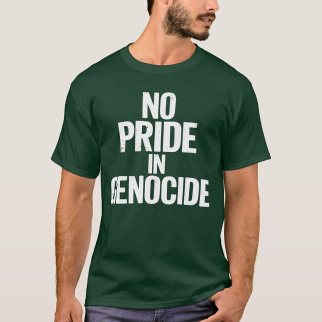 T-shirt No Pride In Genocide Canada Day Indigenous Canadia (Devant)