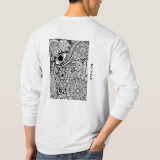 T-shirt No title– Monochrome Hand-Drawn Art
