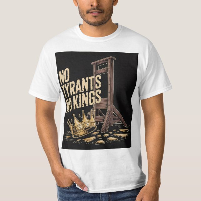 T-shirt No Tyrants No Kings (Devant)