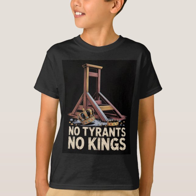 T-shirt No Tyrants No Kings (Devant)