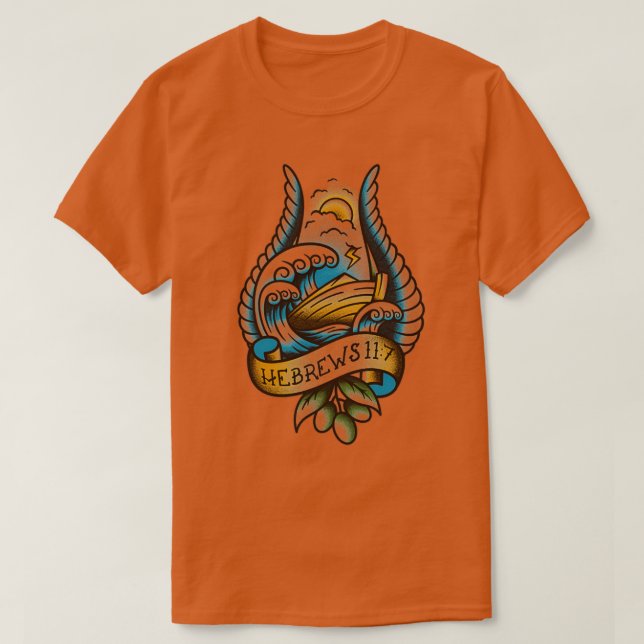 T-shirt Noahs Ark Tattoo (Design devant)