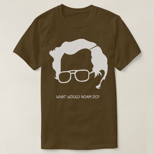 T-shirt Noam Chomsky  (Design devant)
