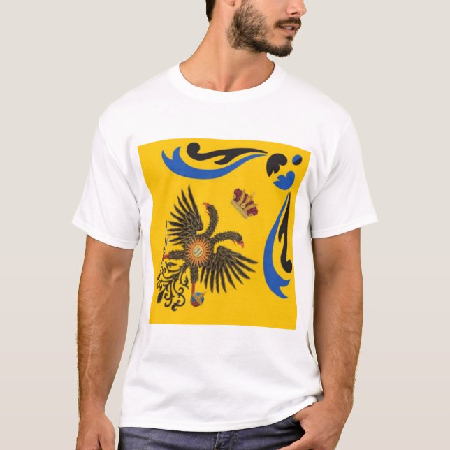 T-shirt Nobile Contrada dell'Aquila Palio (aigle) (Devant)