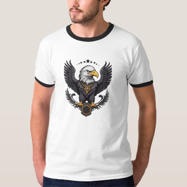 T-shirt Noble aigle : un symbole de force (Devant)