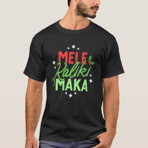 T-shirt Noël À Hawaii Mele Kalikimaka Hawaiian Holidays