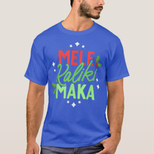 T-shirt Noël À Hawaii Mele Kalikimaka Hawaiian Holidays