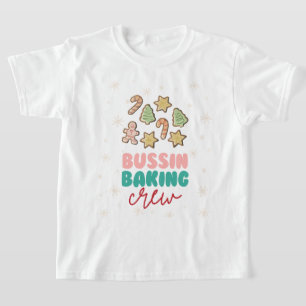 T-shirt Noël à l'équipage de cuisine Bussin Baking