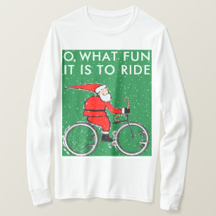 T-shirt Noël à vélo