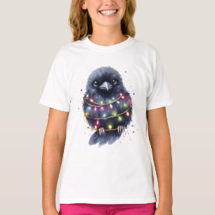 T-shirt Noël adorable du Corbeau