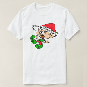 T-shirt Noël amusant Abondamment Elf vacances Humour de No